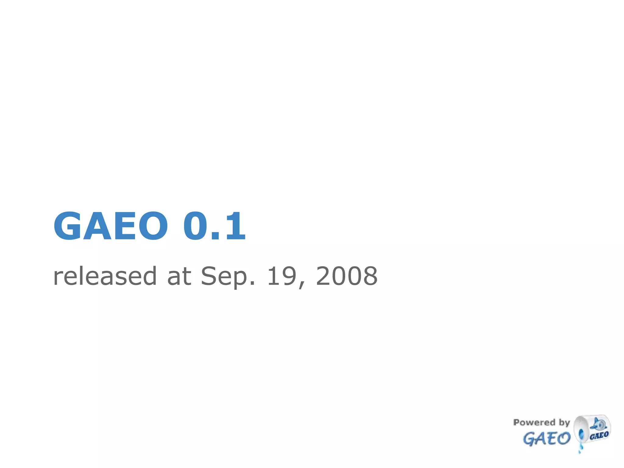 The Google App Engine Oil Framework