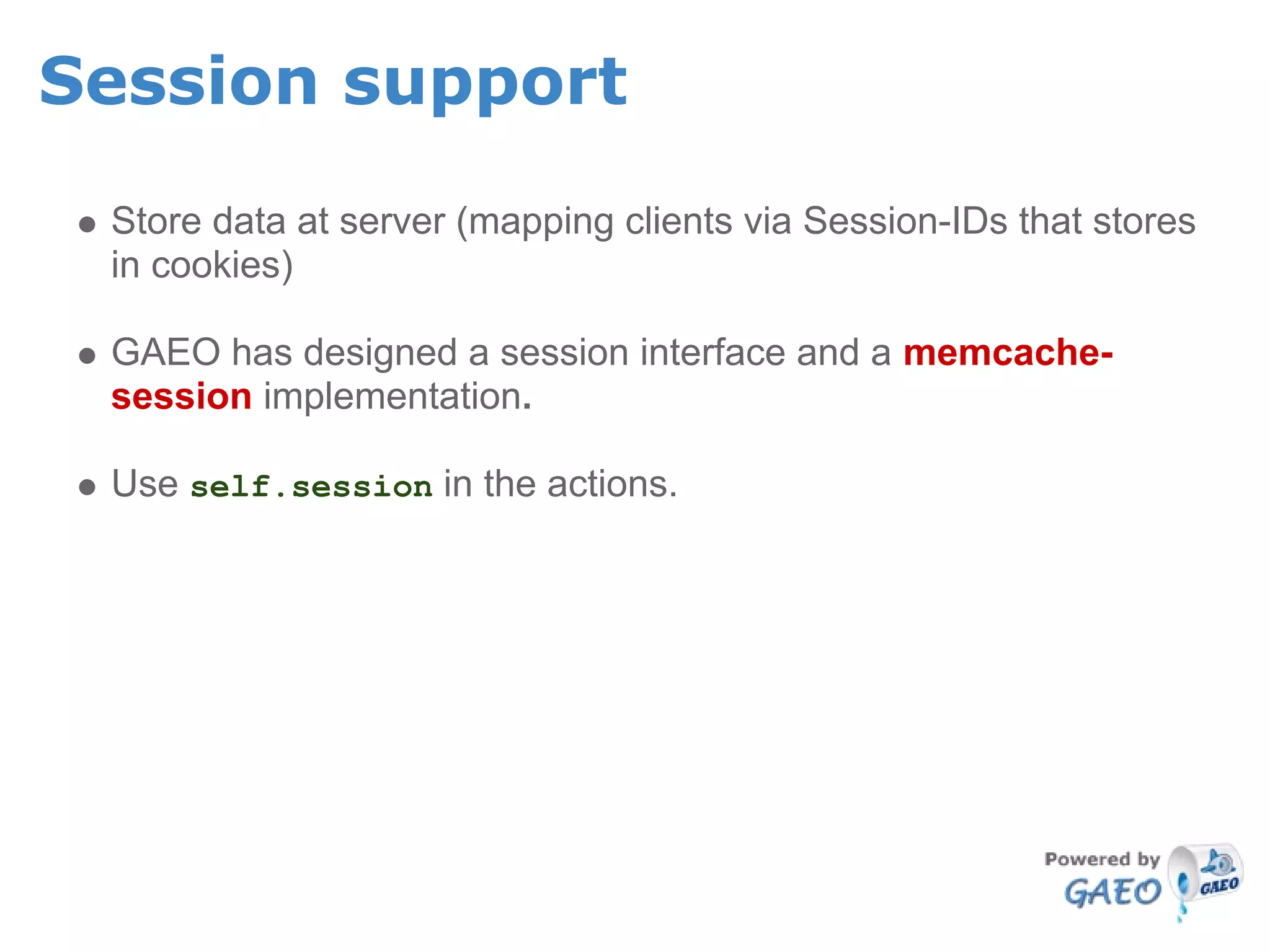 The Google App Engine Oil Framework