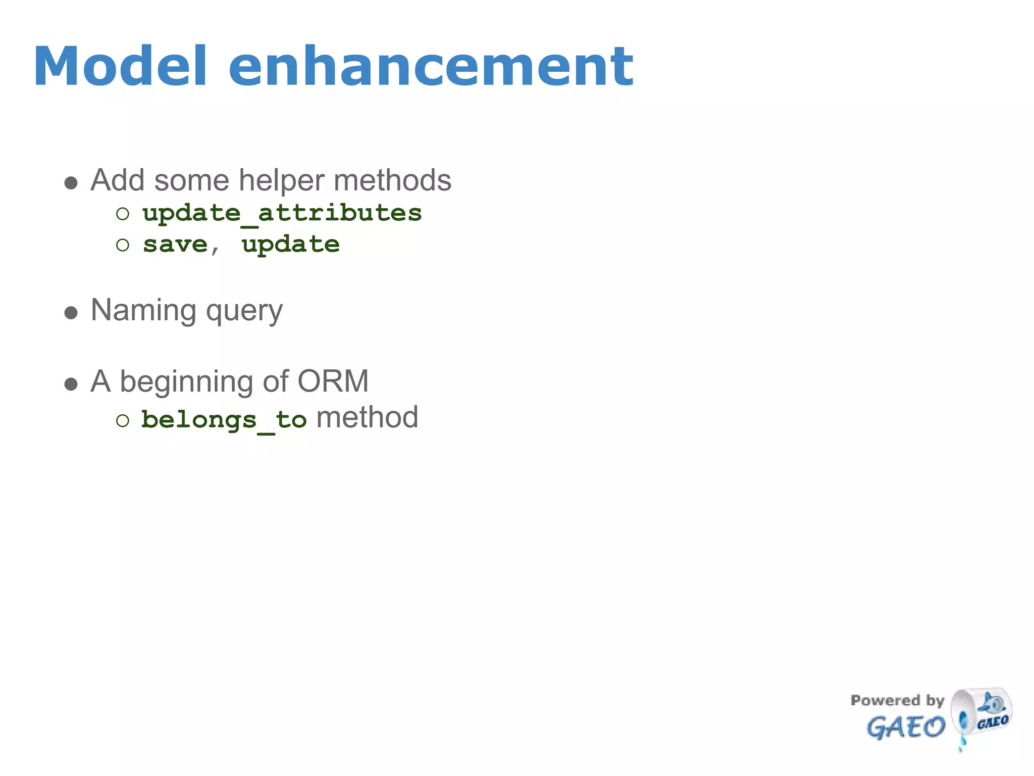 The Google App Engine Oil Framework