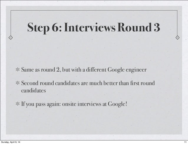 onsite interview