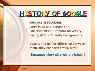 The Google Story PPT the-google-story-ppt