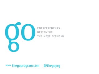 www. thegoprogram.com

@thegoprg

 