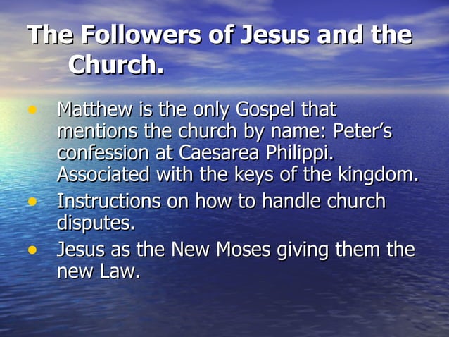 MATTHEW GOSPEL EXPLAINED visual data 8