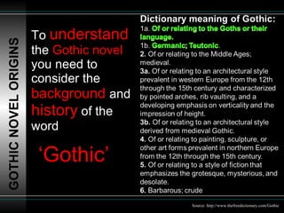 The gothic genre the goths | PPT