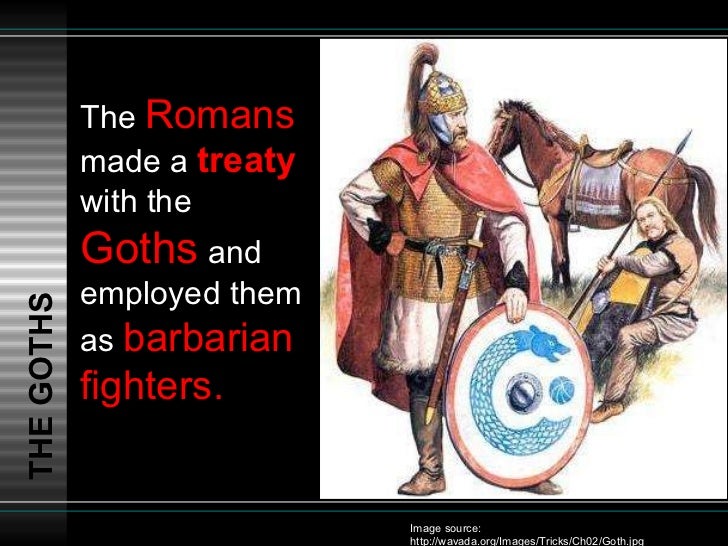 The gothic genre the goths