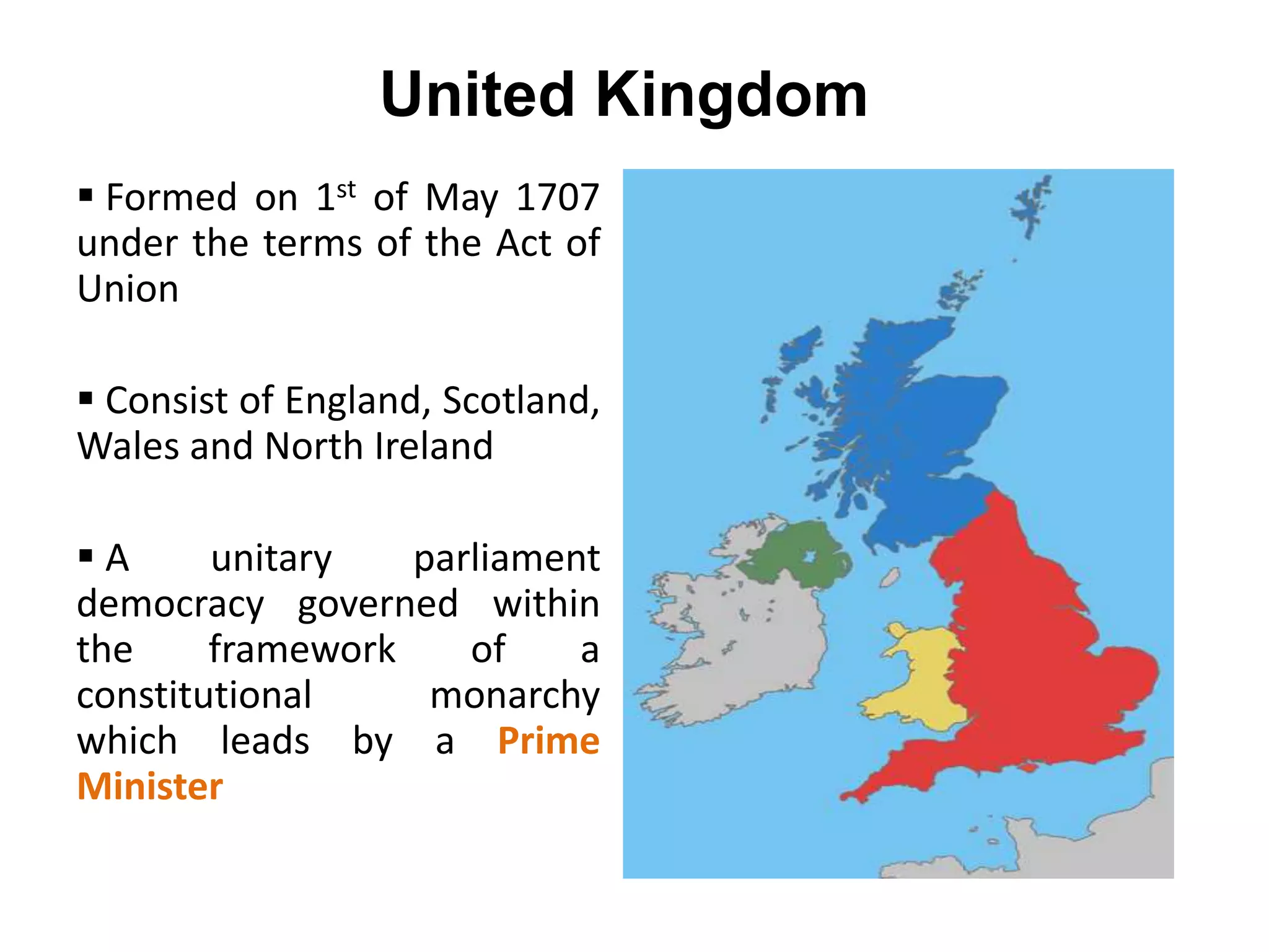 The government system in united kingdom | PPTX