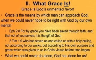 The Grace of God! | PPTX