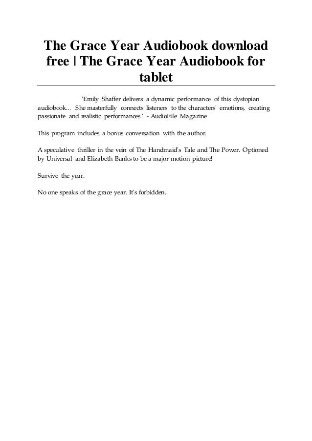 The Grace Year Audiobook Download Free The Grace Year Audiobook For