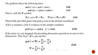 Gradient In 2 Dimensions The Gradient field.pptx