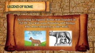 Grandeur Rome The grandeur that was Rome | PPTX