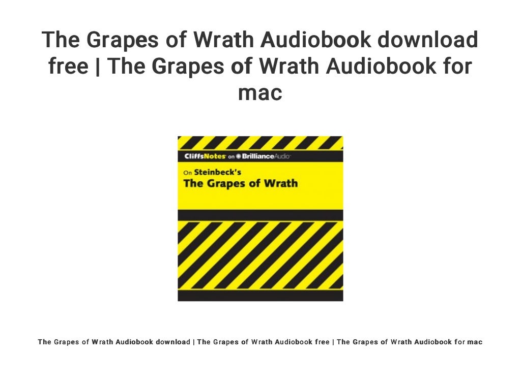 The Grapes of Wrath Audiobook download free The Grapes of Wrath