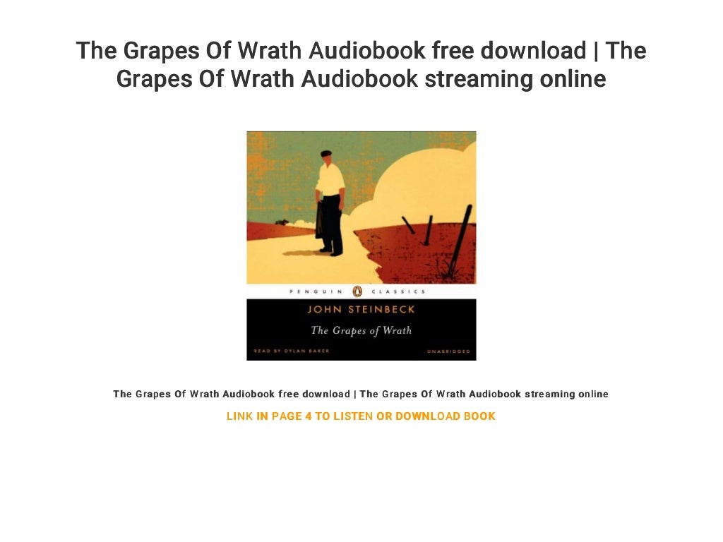 The Grapes Of Wrath Audiobook free download The Grapes Of Wrath