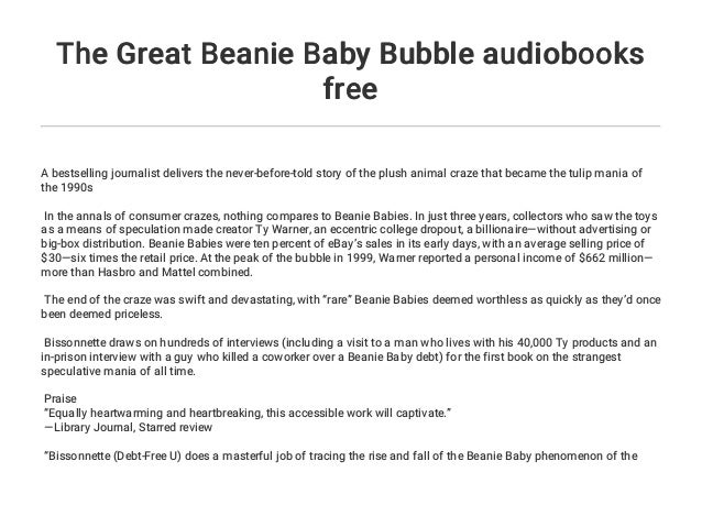 the great beanie baby bubble
