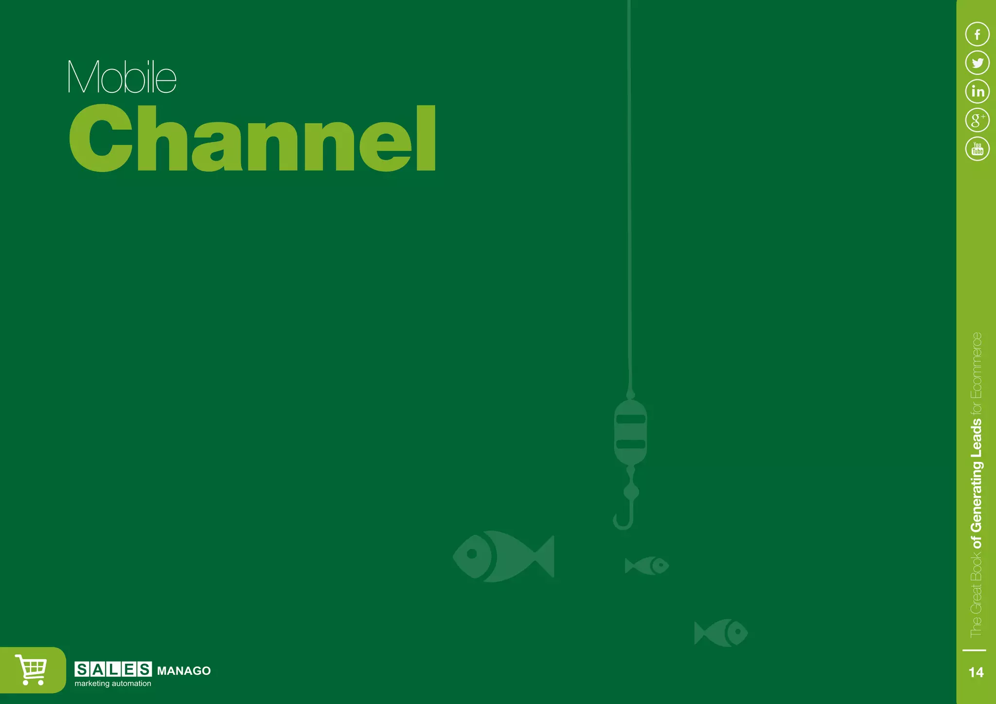 Mobile			
Channel
TheGreatBookofGeneratingLeadsforEcommerce
14
 