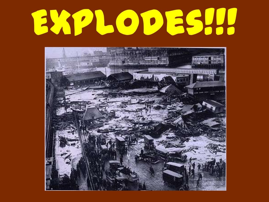 The great boston molasses flood