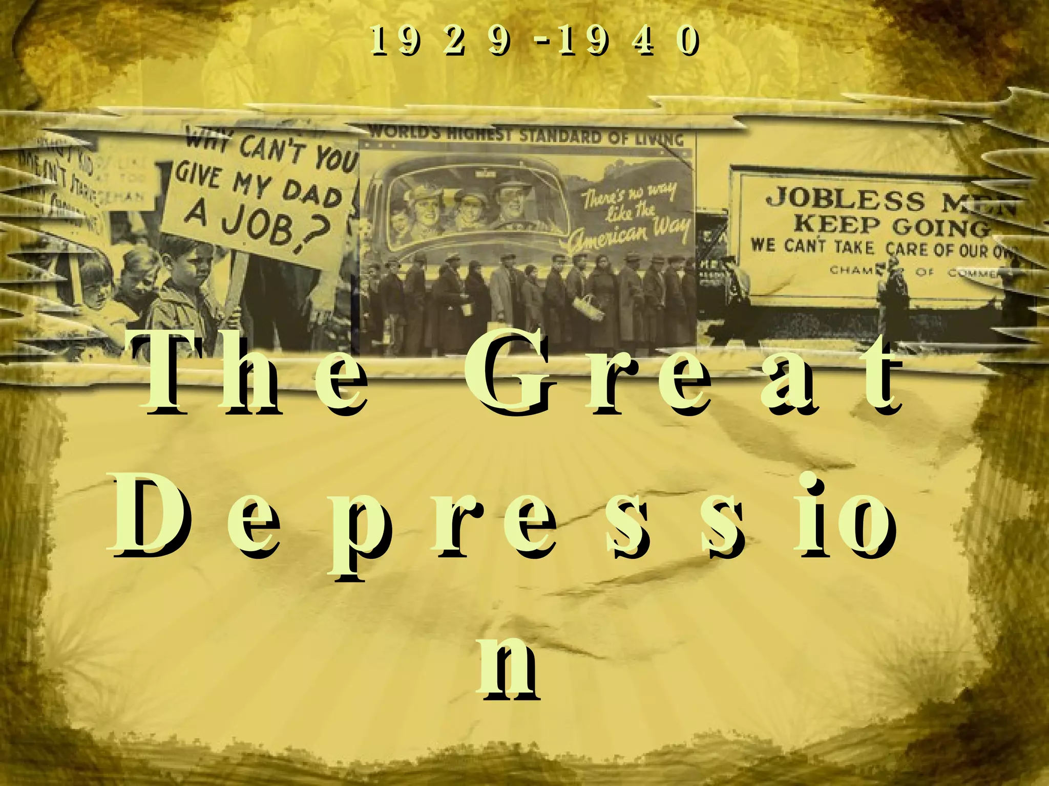 The Great Depression PPT