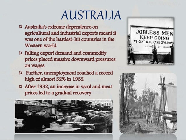 australia in the great depression essays A depression, in economics is described being a deep, extended slump in total business activity buying and selling drop during a depression causing a decline in. australia in the great depression essays A depression, in economics is described being a deep, extended slump in total business activity buying and selling drop during a depression causing a decline in.