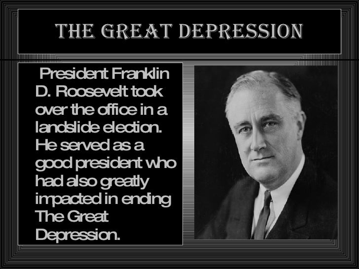 The great depression 3