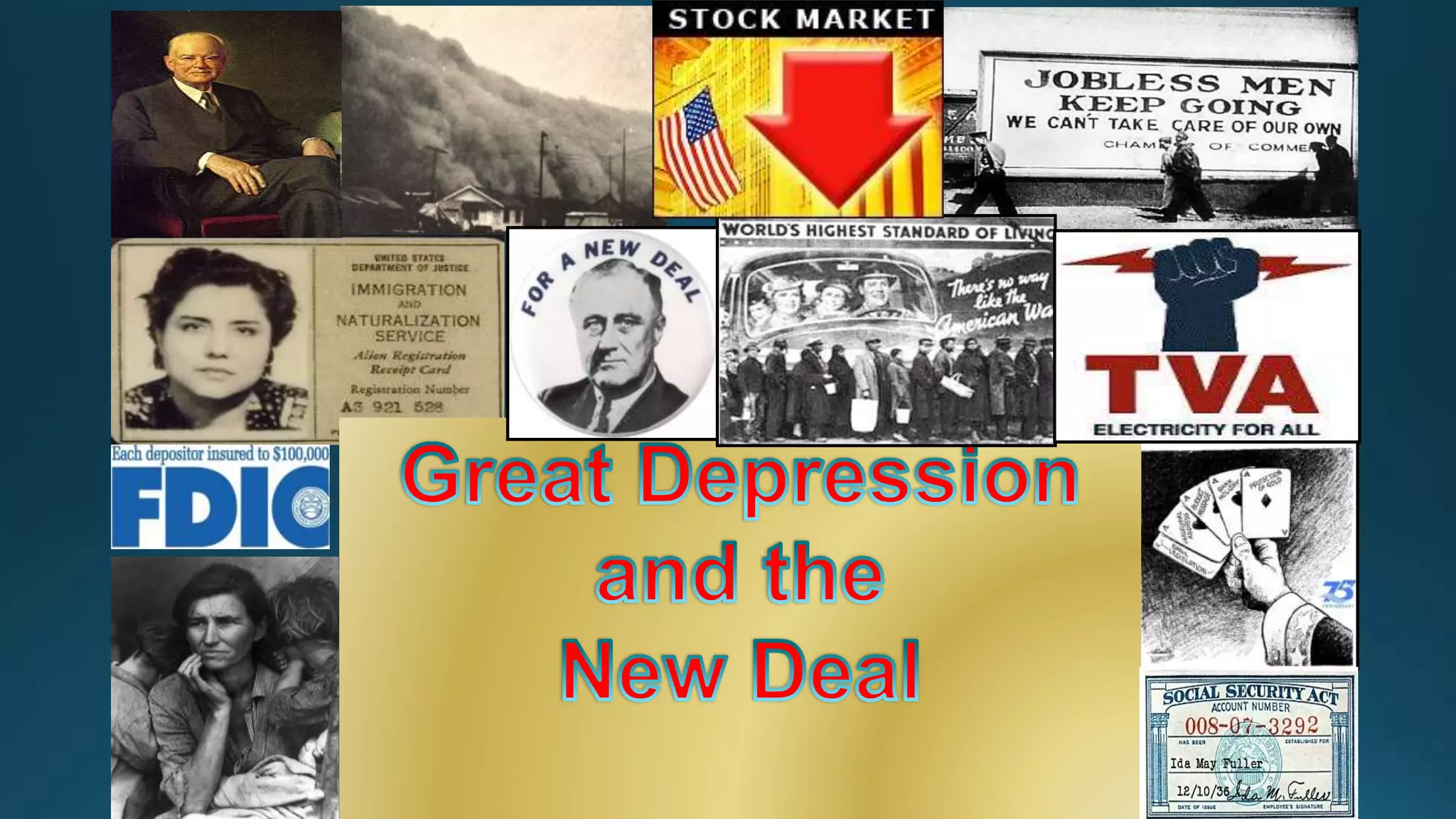 The Great Depression and the New Deal | PPTX