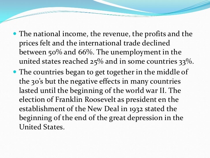 the great depression powerpoint