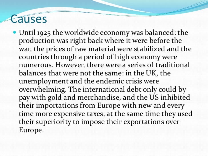 the great depression powerpoint
