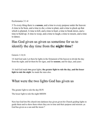 The Greater and Lesser light (The Holy Bible or The Spirit of Prophecy ...