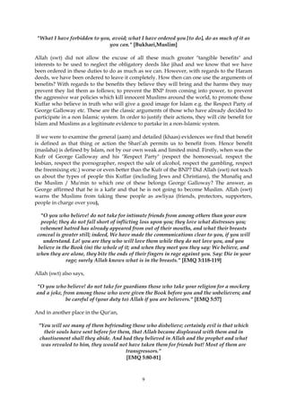 VOTING The Shirk of Voting to Man-Made Law The greater of the two evils ...