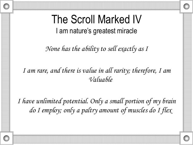 The Greatest Salesman By OG MANDINO