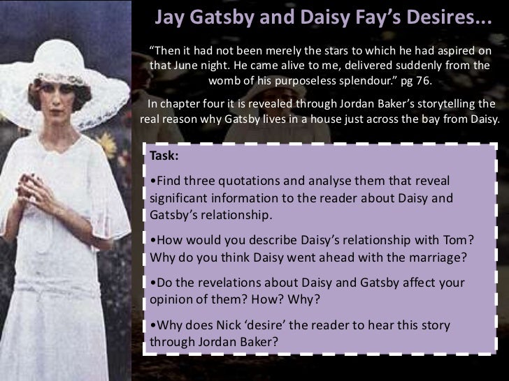 What did Gatsby think he turned Daisy into?