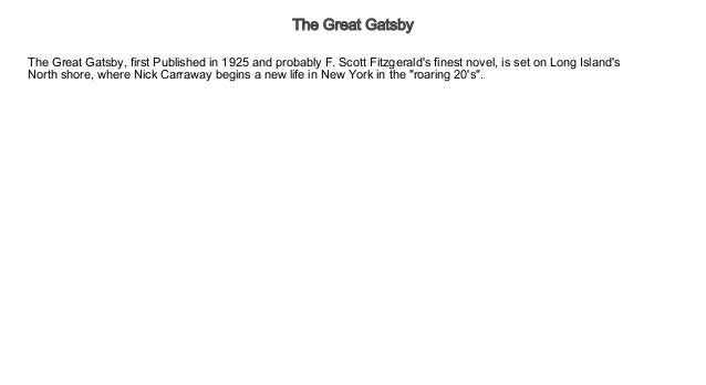The Great Gatsby Audiobook Free