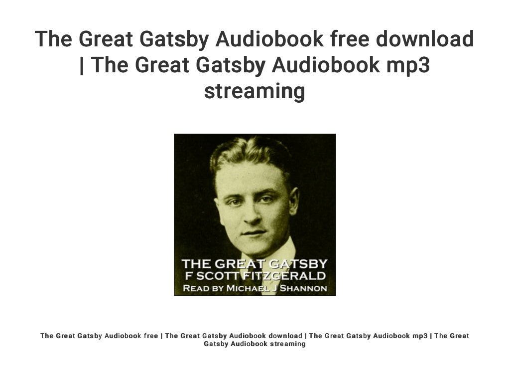 The Great Gatsby Audiobook free download | The Great Gatsby Audiobook…
