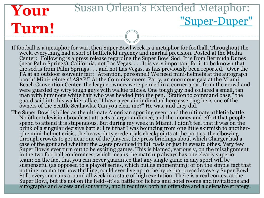 The great gatsby chapter 3 extended metaphor