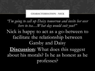 The Great Gatsby Chapter 5 Quotes The Great Gatsby" Chapter 5