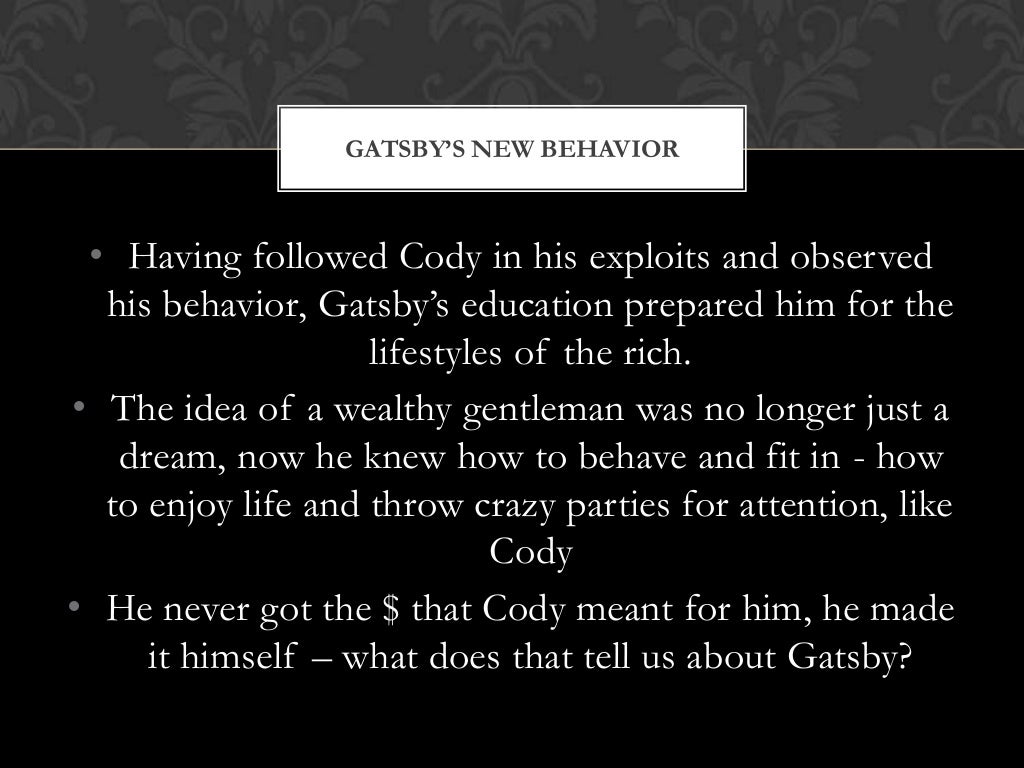 "The Great Gatsby" Chapter 6