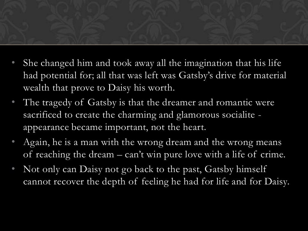 "The Great Gatsby" Chapter 6