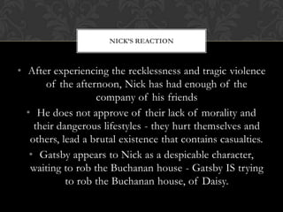 The Great Gatsby&quot; Chapter 7 | PPT