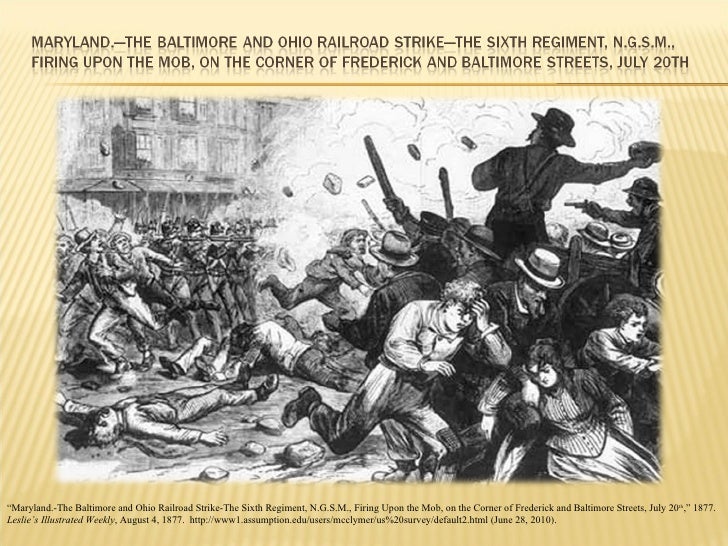 great railroad strike The great railroad strike of 1877 the great railroad strike of 1877 the great railroad strike of 1877 started on july 14 in martinsburg, west virginia, in response to the cutting of wages for the second time in a year by the baltimore & ohio railroad. great railroad strike The great railroad strike of 1877 the great railroad strike of 1877 the great railroad strike of 1877 started on july 14 in martinsburg, west virginia, in response to the cutting of wages for the second time in a year by the baltimore & ohio railroad.