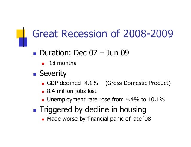 The Great Recession Is Over: What’s Next, and What Does It Mean for L…
