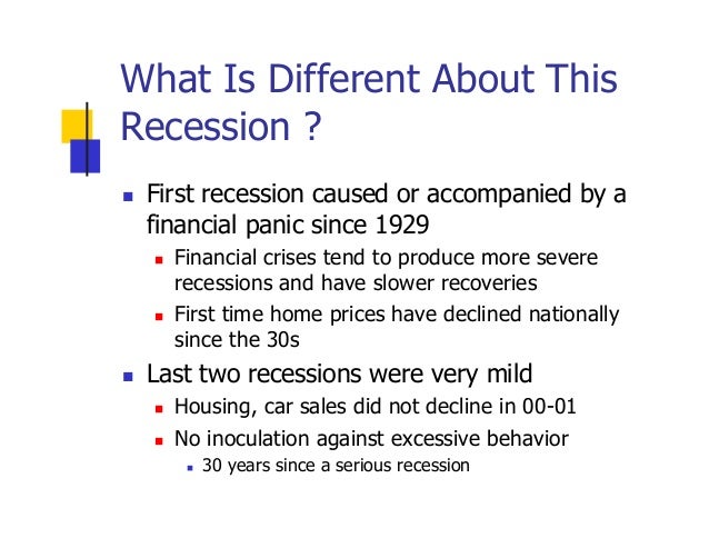 The Great Recession Is Over: What’s Next, and What Does It Mean for L…