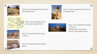 The great sphinx of giza | PPTX