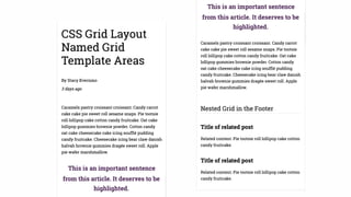 The Great State of Design with CSS Grid Layout and Friends Slide 118