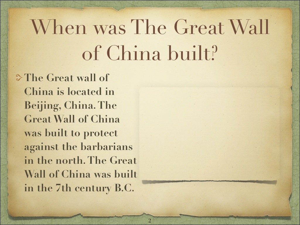 Great wall poem