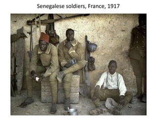 Senegalese soldiers, France, 1917
 