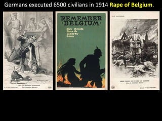 Germans executed 6500 civilians in 1914 Rape of Belgium.
 
