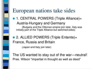 The great war (1914 1918)