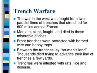 The great war (1914 1918)