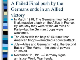 The great war (1914 1918)