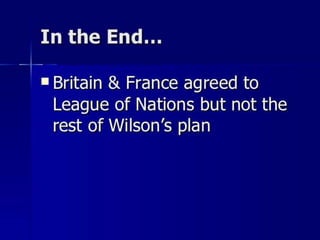 The great war (1914 1918)