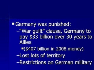 The great war (1914 1918)