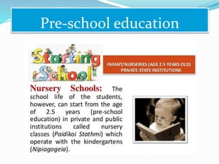 Pre-school education
 